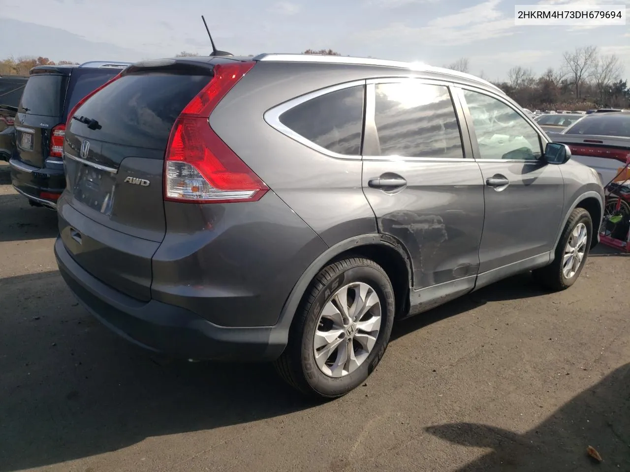 2013 Honda Cr-V Exl VIN: 2HKRM4H73DH679694 Lot: 78579624