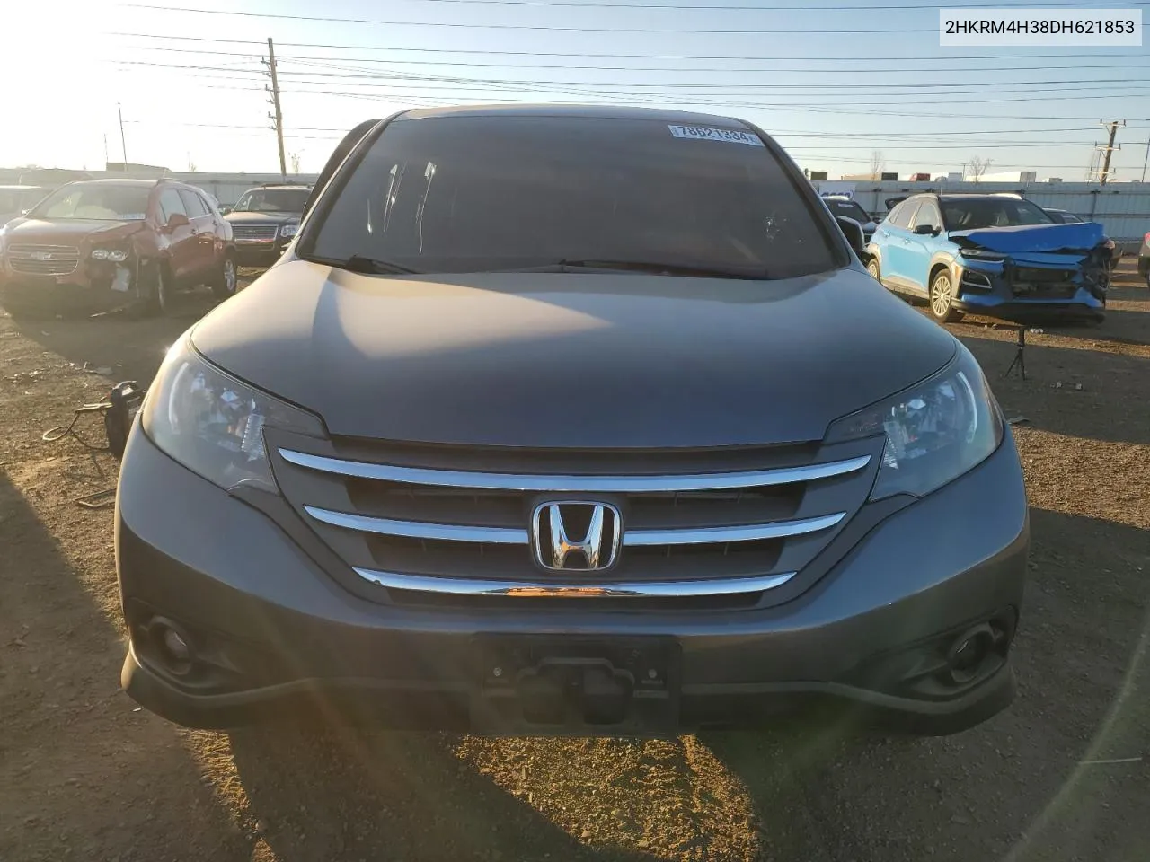 2013 Honda Cr-V Lx VIN: 2HKRM4H38DH621853 Lot: 78621334