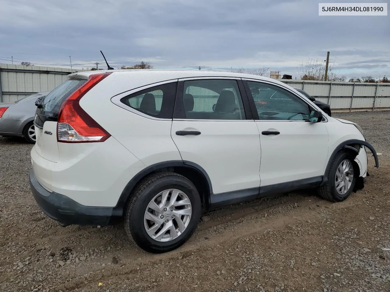 2013 Honda Cr-V Lx VIN: 5J6RM4H34DL081990 Lot: 78625544