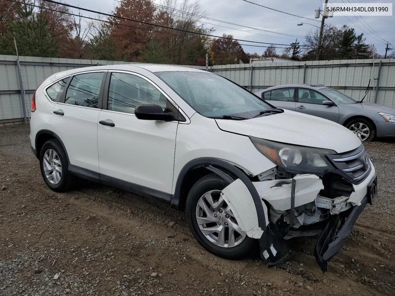 2013 Honda Cr-V Lx VIN: 5J6RM4H34DL081990 Lot: 78625544