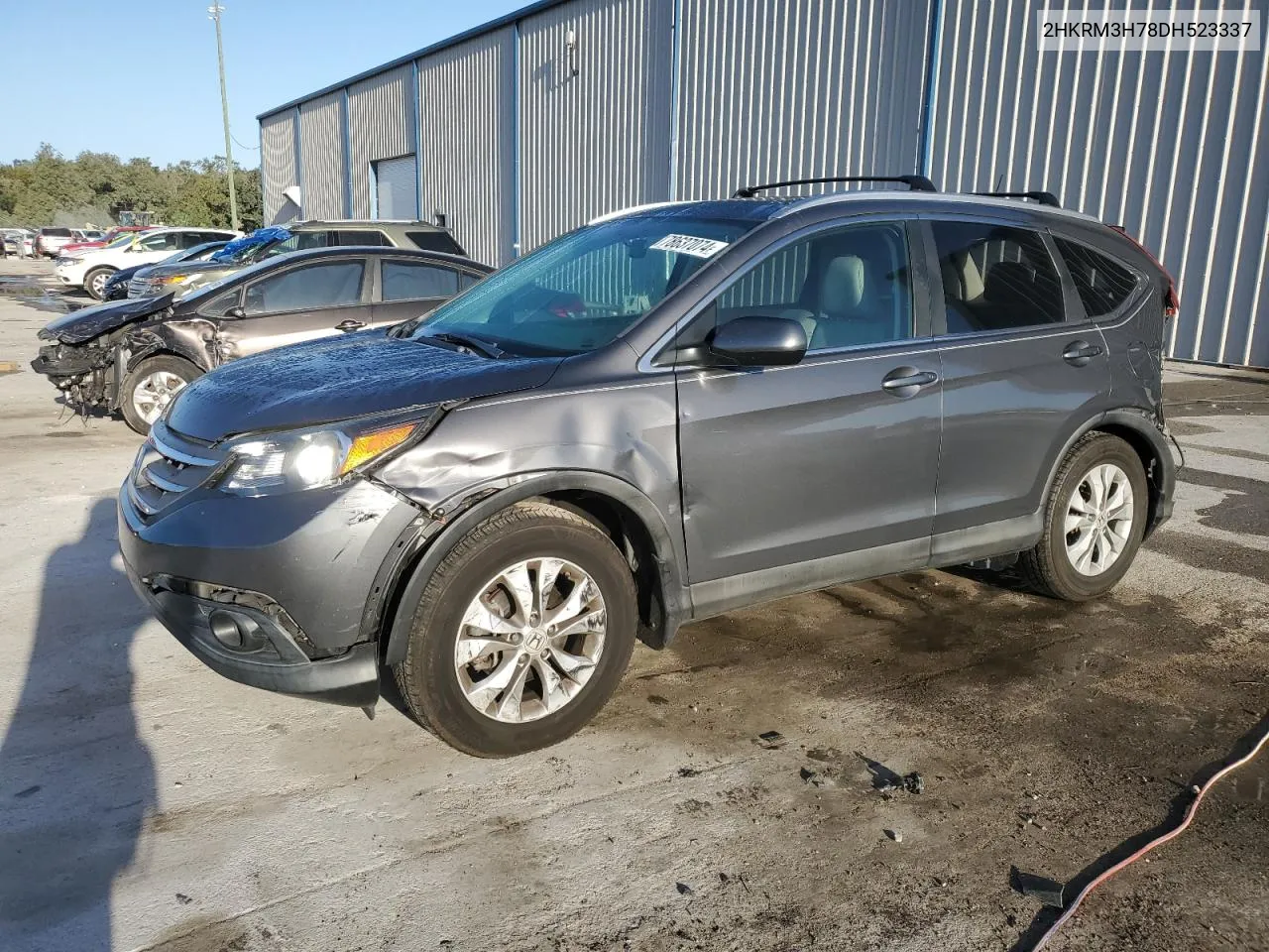 2013 Honda Cr-V Exl VIN: 2HKRM3H78DH523337 Lot: 78637074