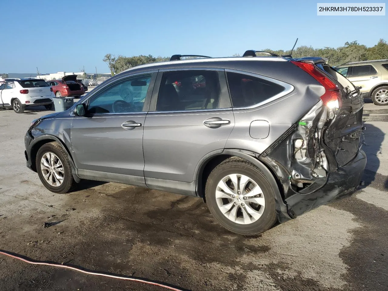 2013 Honda Cr-V Exl VIN: 2HKRM3H78DH523337 Lot: 78637074