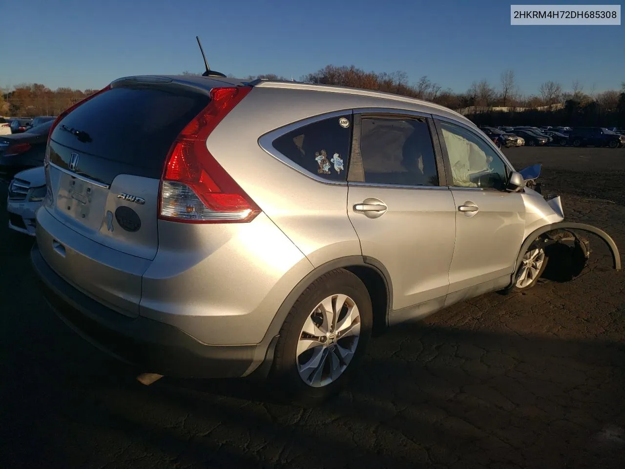 2013 Honda Cr-V Exl VIN: 2HKRM4H72DH685308 Lot: 79610444