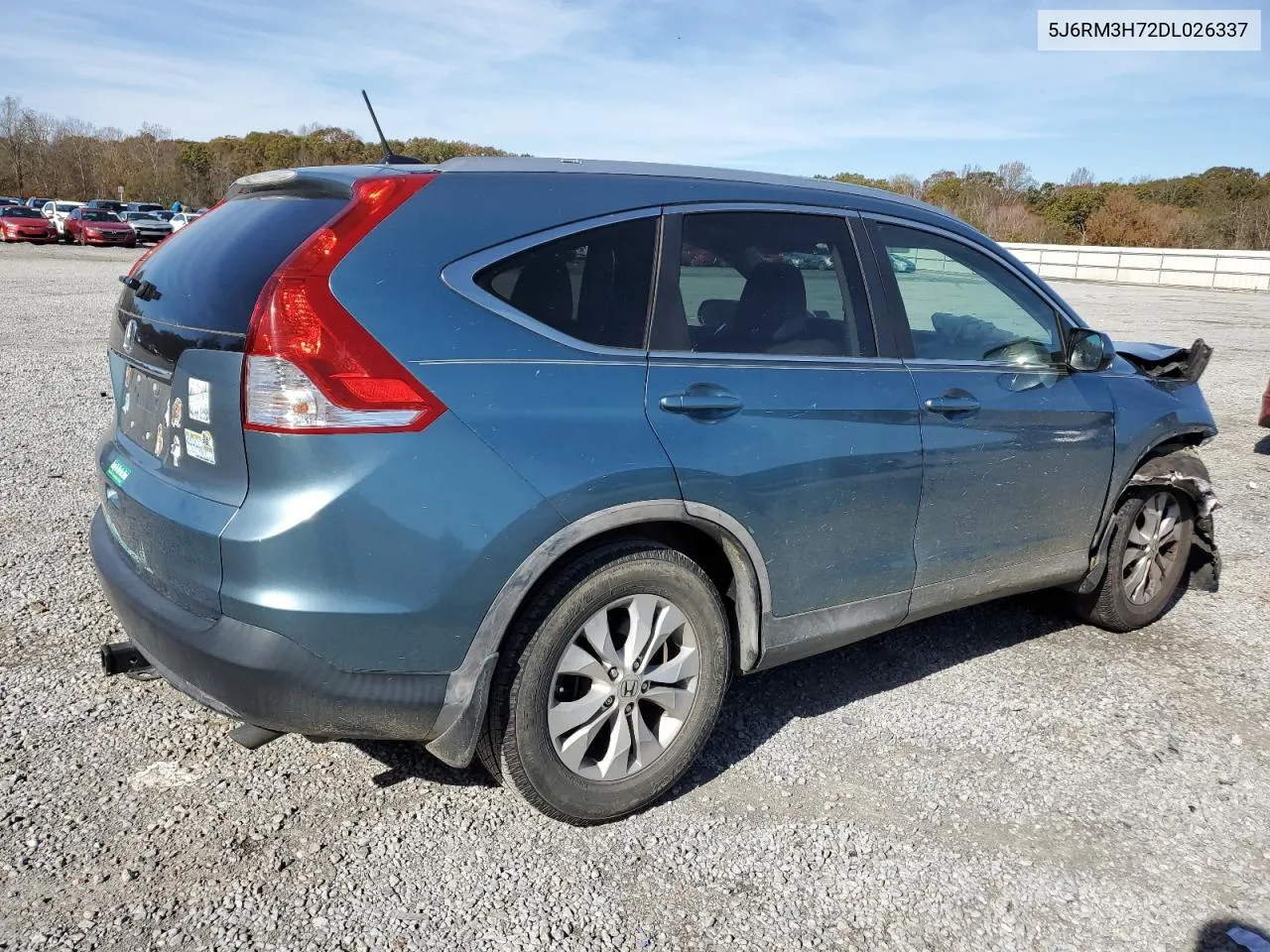 2013 Honda Cr-V Exl VIN: 5J6RM3H72DL026337 Lot: 80250664