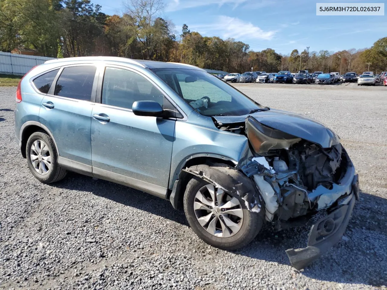 2013 Honda Cr-V Exl VIN: 5J6RM3H72DL026337 Lot: 80250664