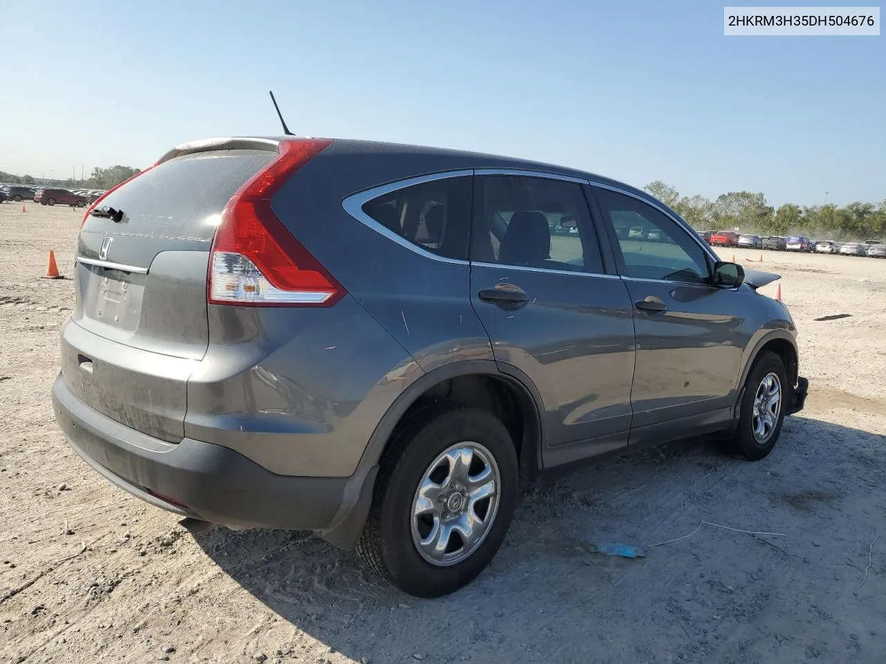 2013 Honda Cr-V Lx VIN: 2HKRM3H35DH504676 Lot: 80333564