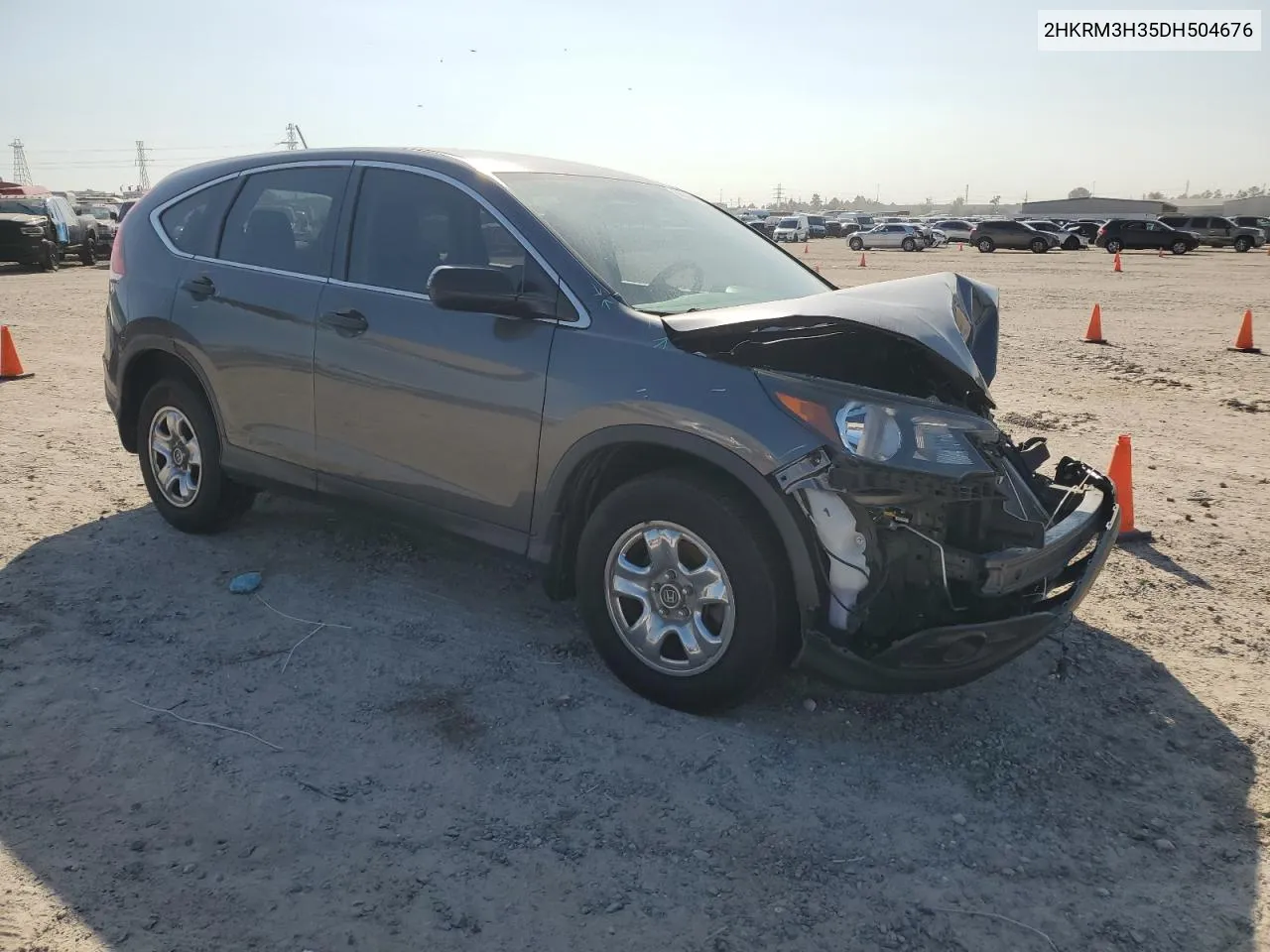 2013 Honda Cr-V Lx VIN: 2HKRM3H35DH504676 Lot: 80333564