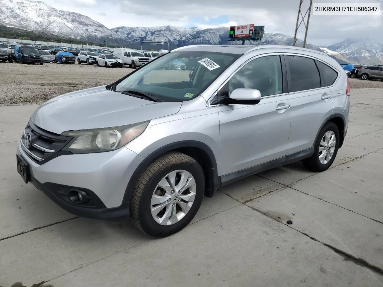 2014 Honda Cr-V Exl VIN: 2HKRM3H71EH506347 Lot: 54089914