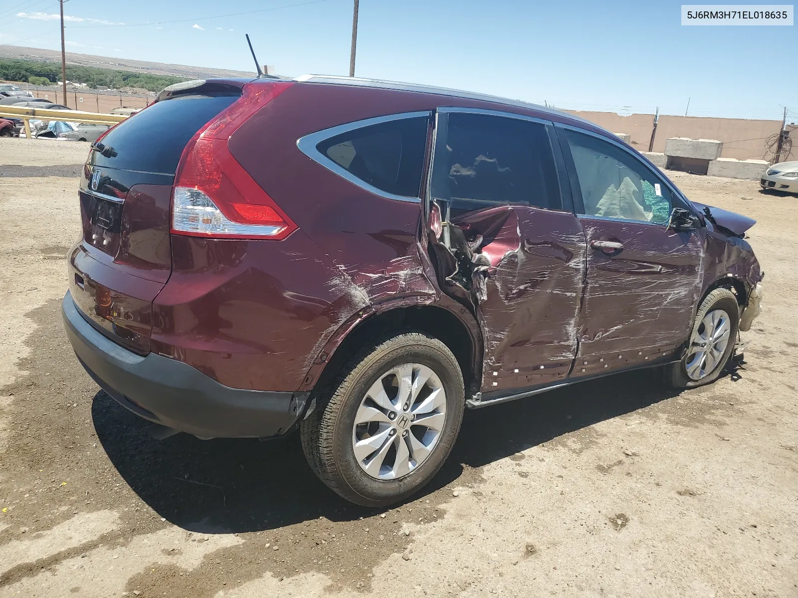 5J6RM3H71EL018635 2014 Honda Cr-V Exl