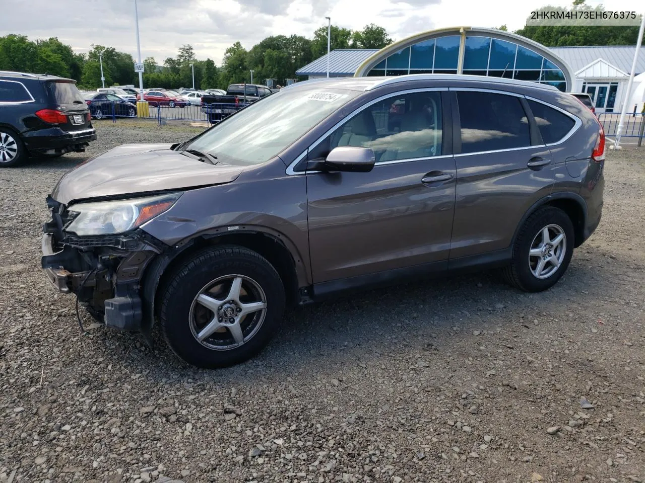 2014 Honda Cr-V Exl VIN: 2HKRM4H73EH676375 Lot: 58000754