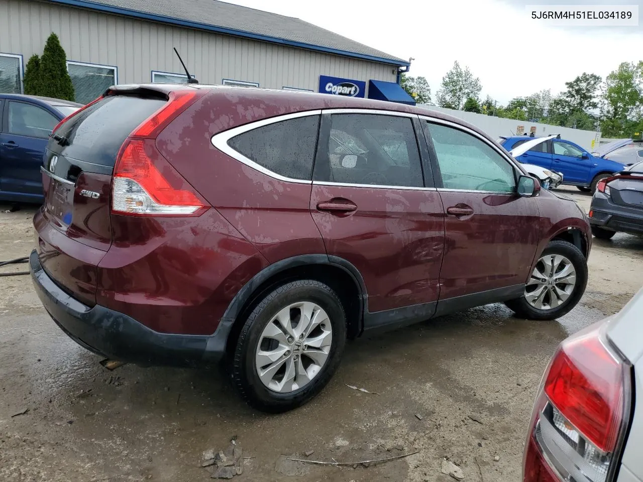 2014 Honda Cr-V Ex VIN: 5J6RM4H51EL034189 Lot: 59659284