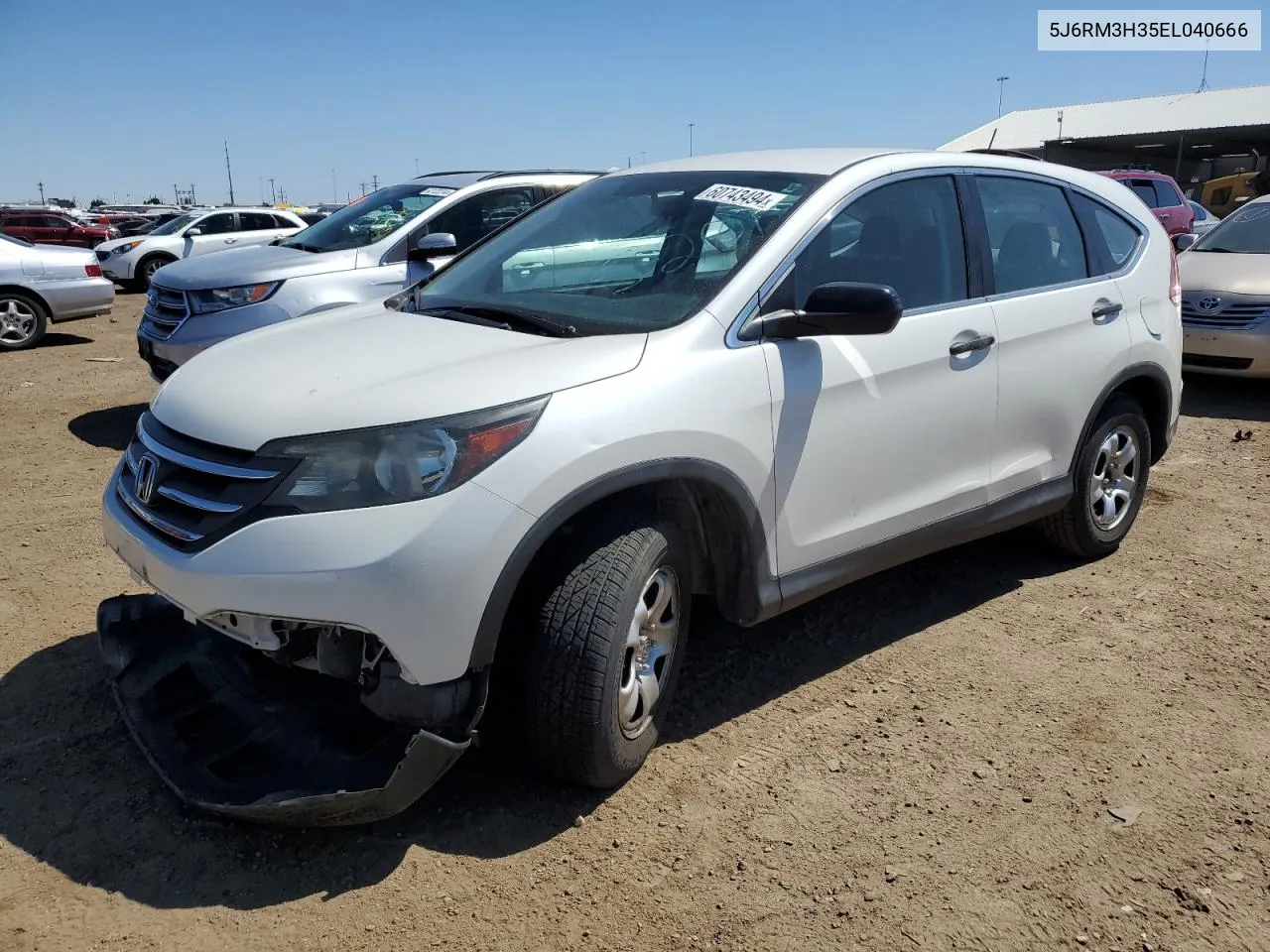 5J6RM3H35EL040666 2014 Honda Cr-V Lx