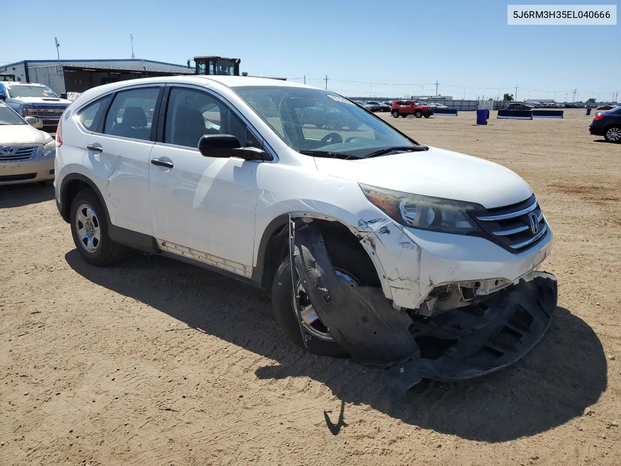 2014 Honda Cr-V Lx VIN: 5J6RM3H35EL040666 Lot: 60743494