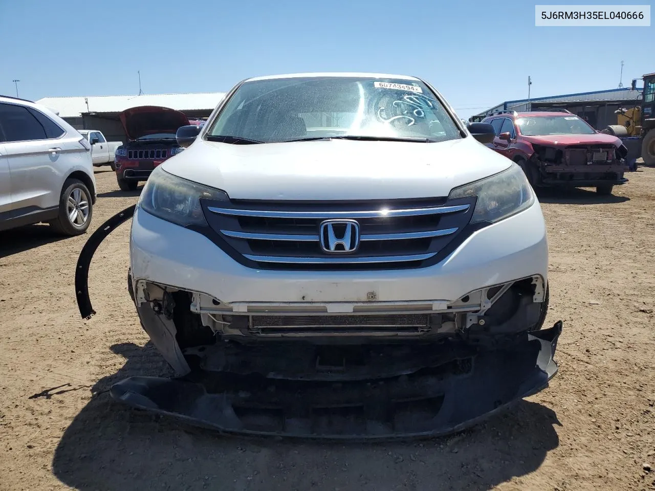 2014 Honda Cr-V Lx VIN: 5J6RM3H35EL040666 Lot: 60743494