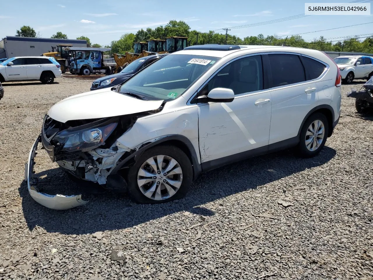 2014 Honda Cr-V Ex VIN: 5J6RM3H53EL042966 Lot: 61641814