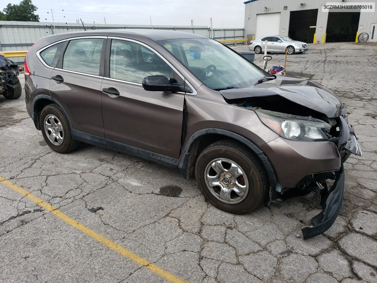 2014 Honda Cr-V Lx VIN: 3CZRM3H32EG705018 Lot: 61647214