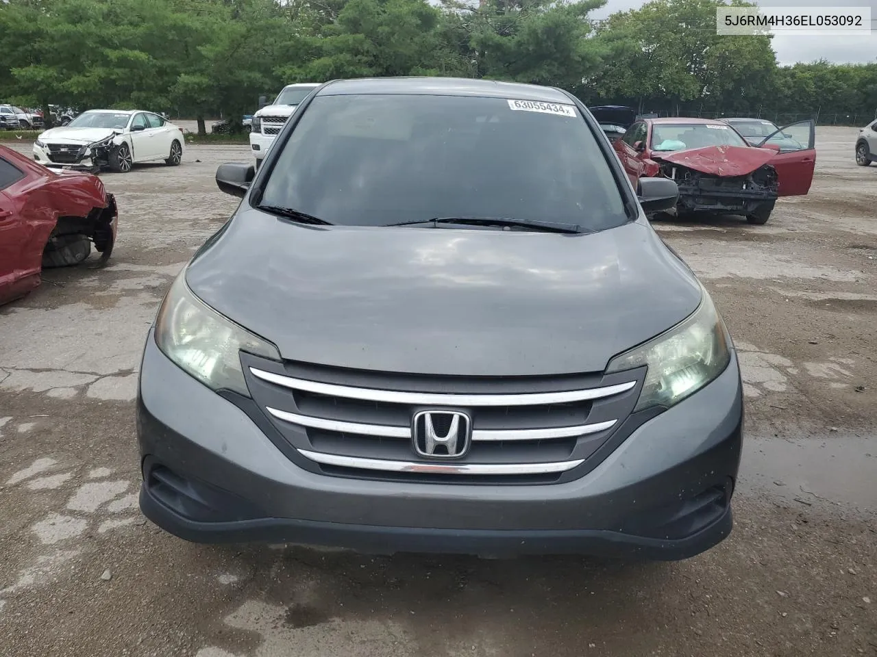 2014 Honda Cr-V Lx VIN: 5J6RM4H36EL053092 Lot: 63055434