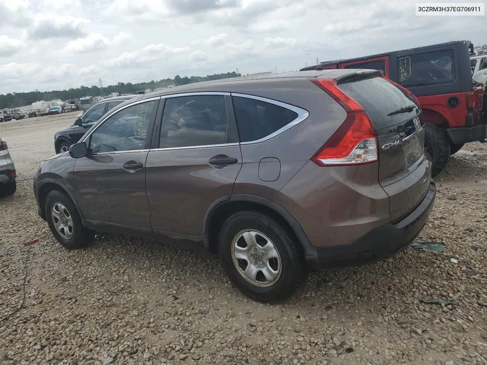 2014 Honda Cr-V Lx VIN: 3CZRM3H37EG706911 Lot: 63499584