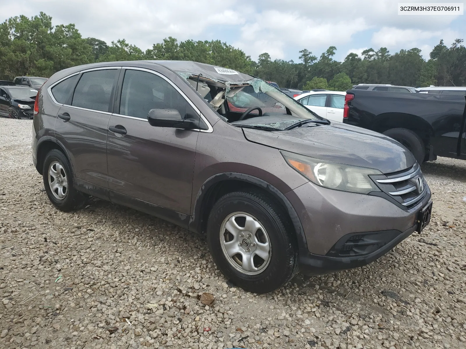 3CZRM3H37EG706911 2014 Honda Cr-V Lx