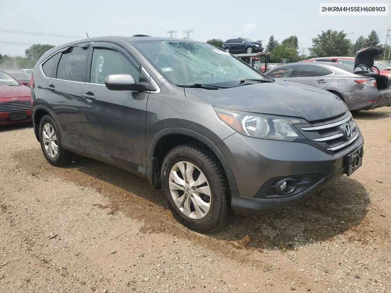 2HKRM4H55EH608903 2014 Honda Cr-V Ex