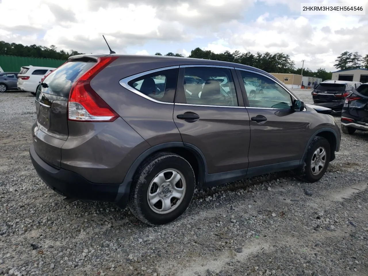 2014 Honda Cr-V Lx VIN: 2HKRM3H34EH564546 Lot: 64506554