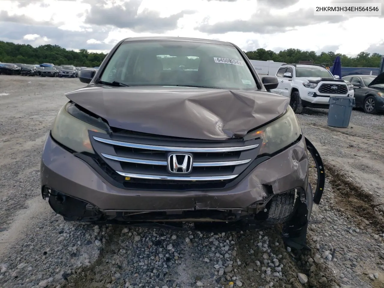 2014 Honda Cr-V Lx VIN: 2HKRM3H34EH564546 Lot: 64506554