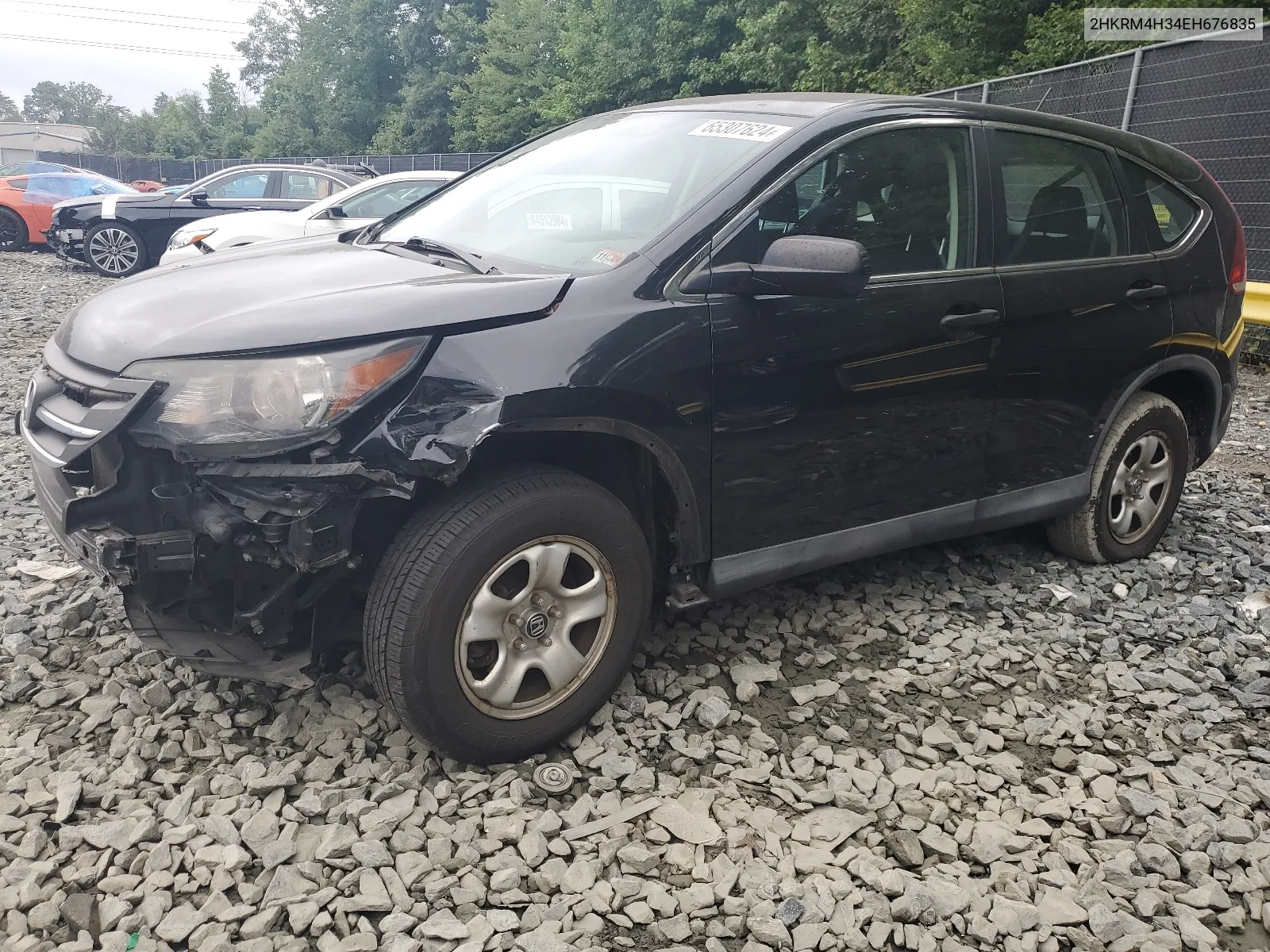 2014 Honda Cr-V Lx VIN: 2HKRM4H34EH676835 Lot: 65307624