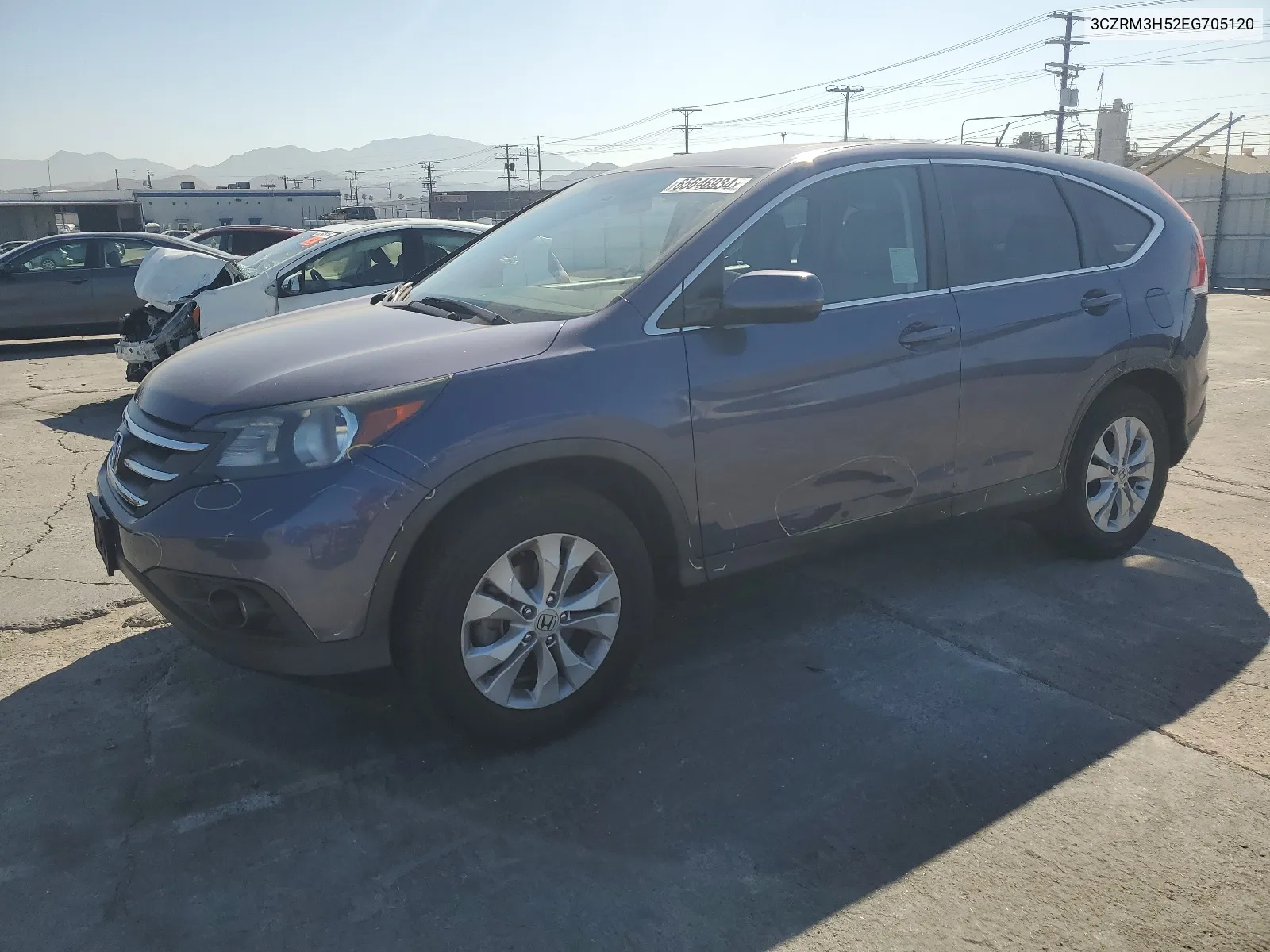 2014 Honda Cr-V Ex VIN: 3CZRM3H52EG705120 Lot: 65646934