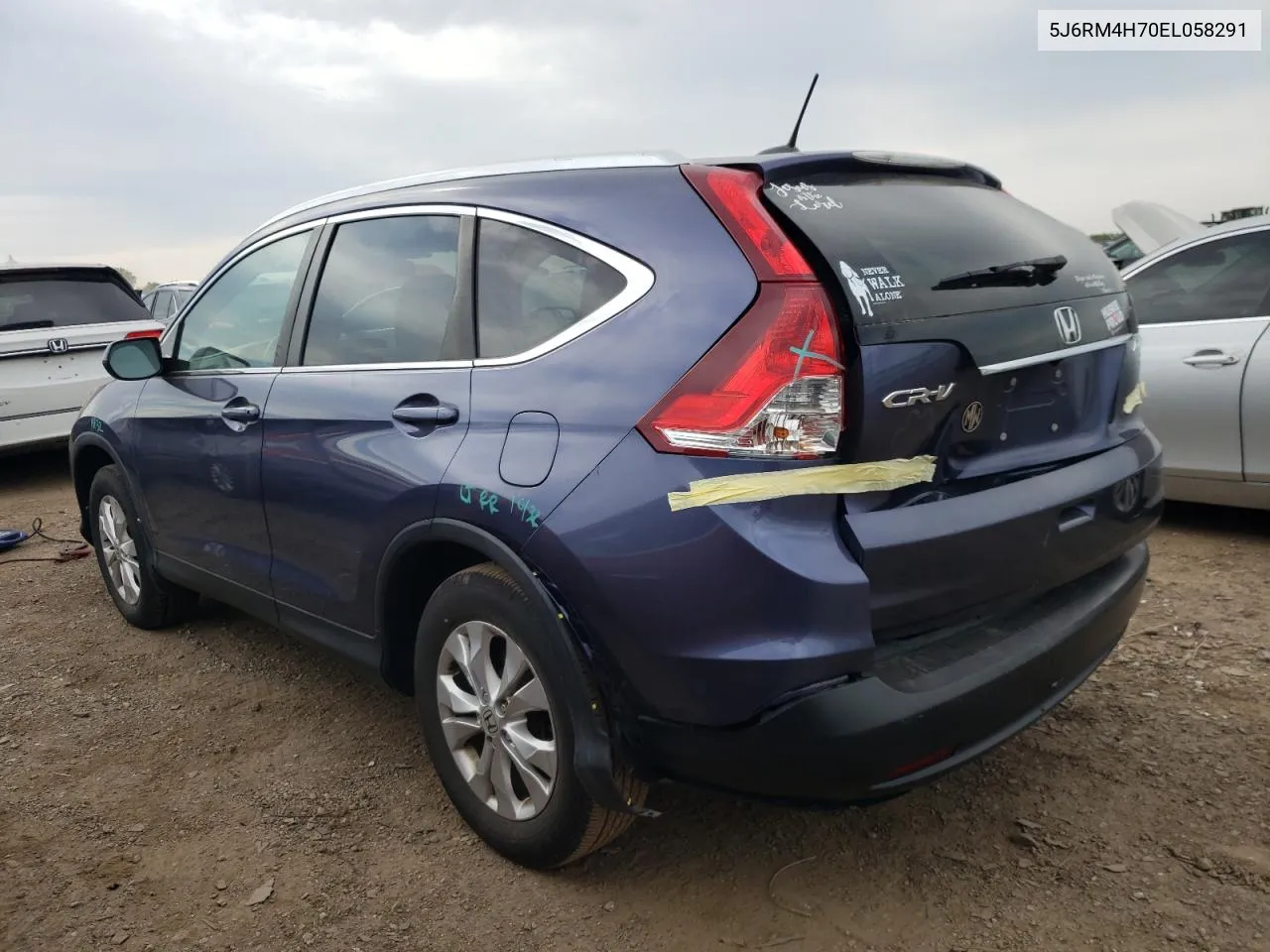 5J6RM4H70EL058291 2014 Honda Cr-V Exl