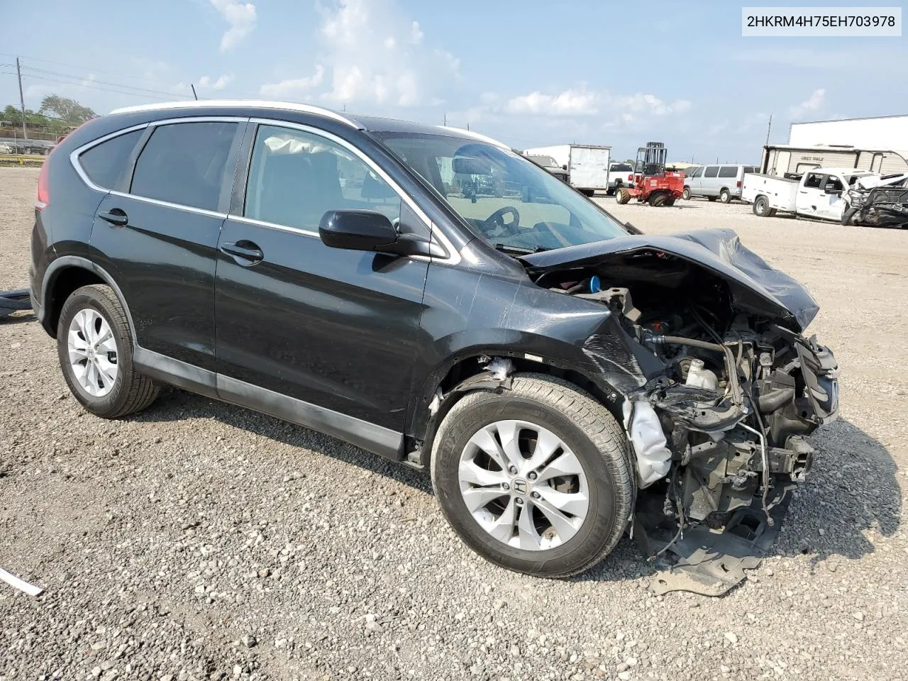 2014 Honda Cr-V Exl VIN: 2HKRM4H75EH703978 Lot: 67066454