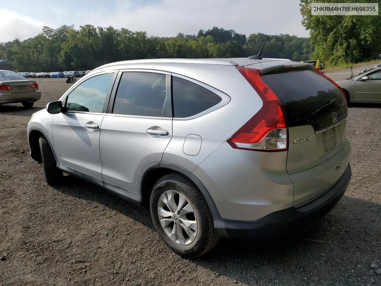 2014 Honda Cr-V Exl VIN: 2HKRM4H78EH698355 Lot: 67190194