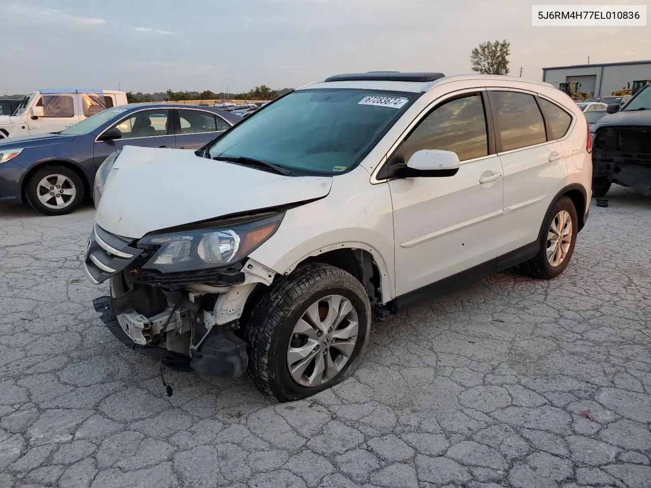 5J6RM4H77EL010836 2014 Honda Cr-V Exl