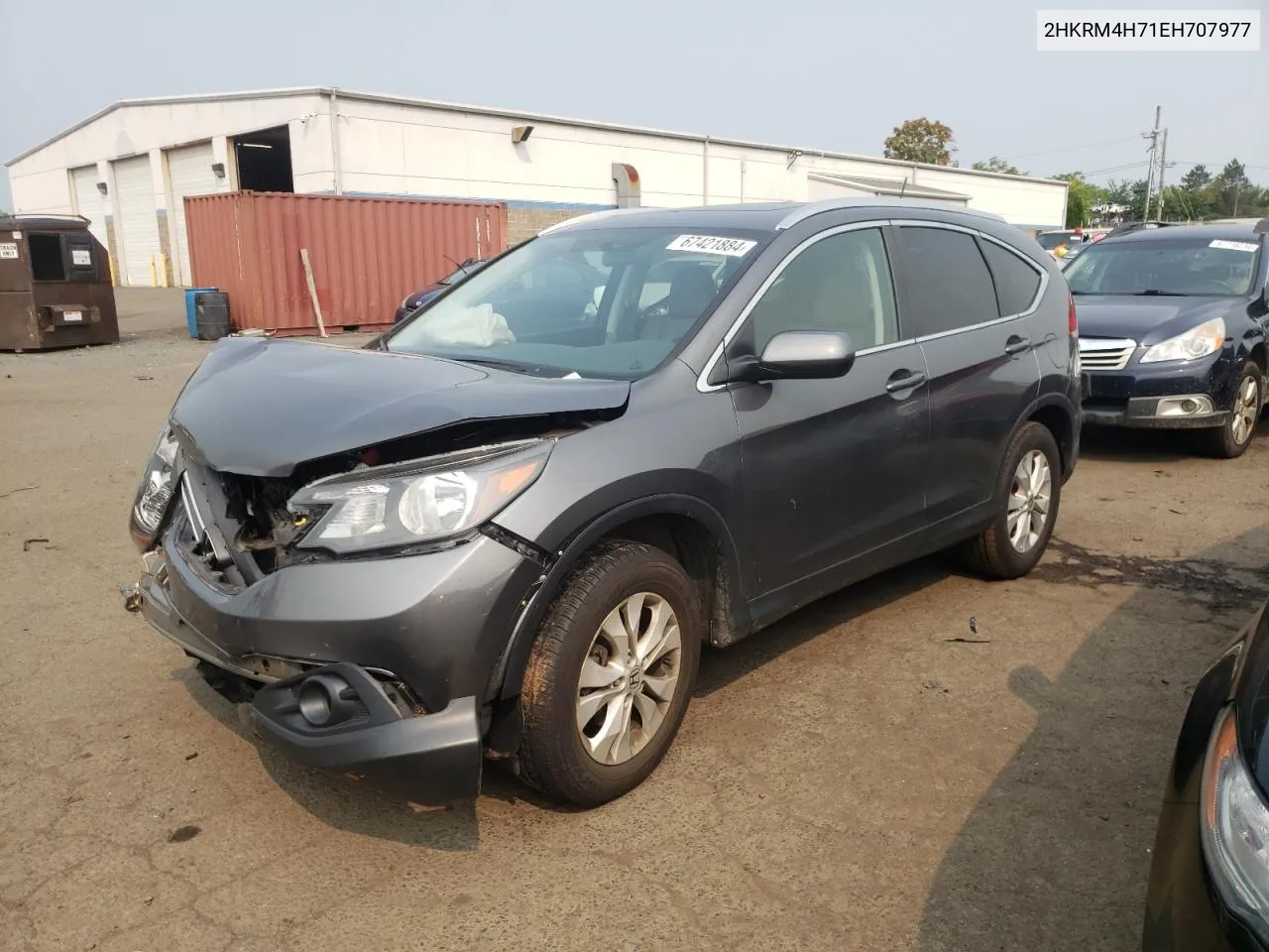 2014 Honda Cr-V Exl VIN: 2HKRM4H71EH707977 Lot: 67421884