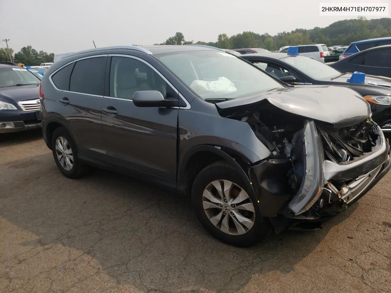 2HKRM4H71EH707977 2014 Honda Cr-V Exl