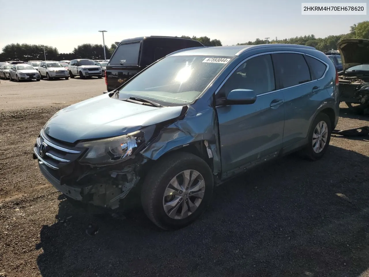 2HKRM4H70EH678620 2014 Honda Cr-V Exl