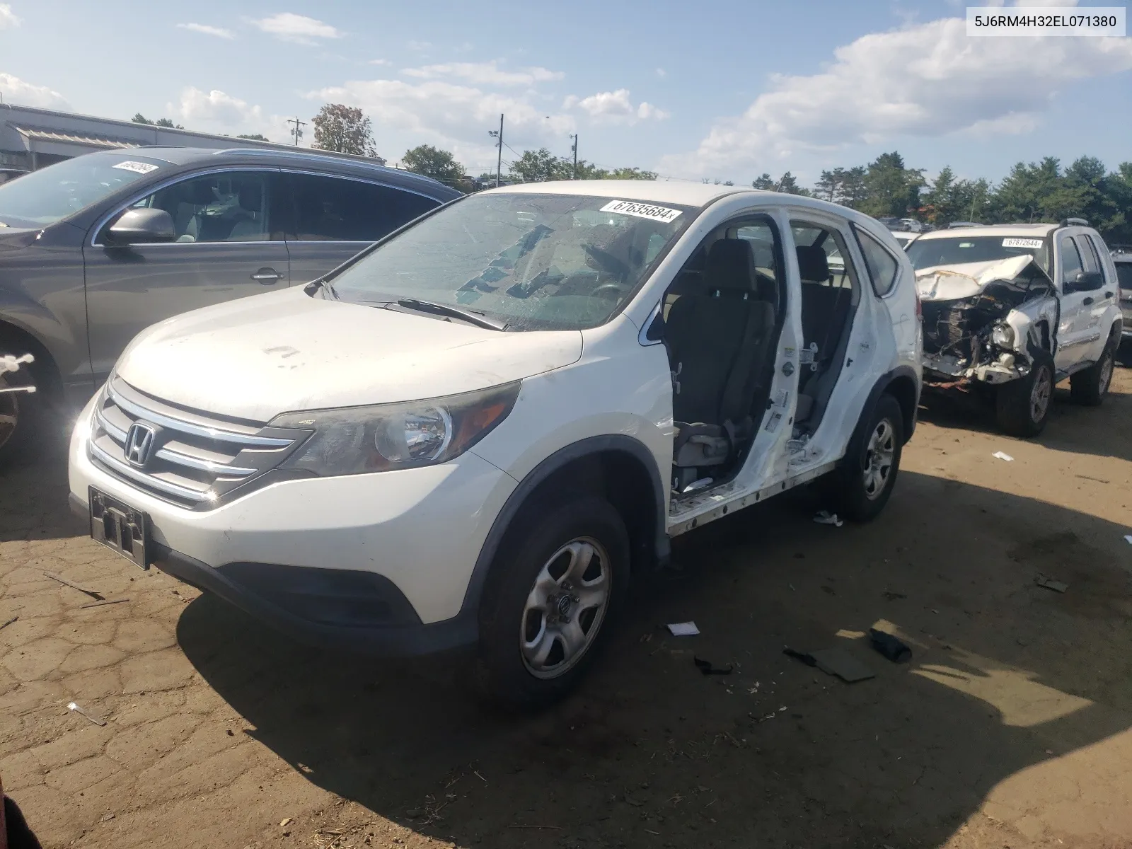 2014 Honda Cr-V Lx VIN: 5J6RM4H32EL071380 Lot: 67635684