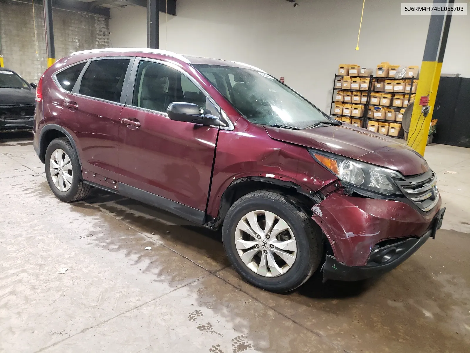 5J6RM4H74EL055703 2014 Honda Cr-V Exl