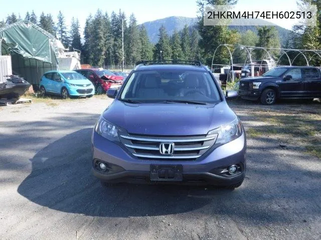 2014 Honda Cr-V Exl VIN: 2HKRM4H74EH602513 Lot: 68141074