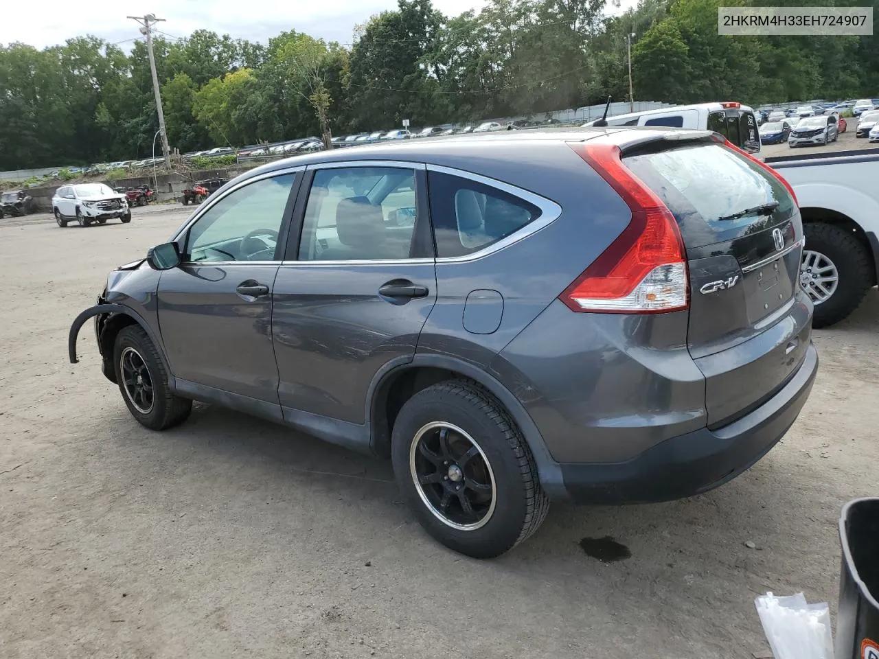 2014 Honda Cr-V Lx VIN: 2HKRM4H33EH724907 Lot: 68727934