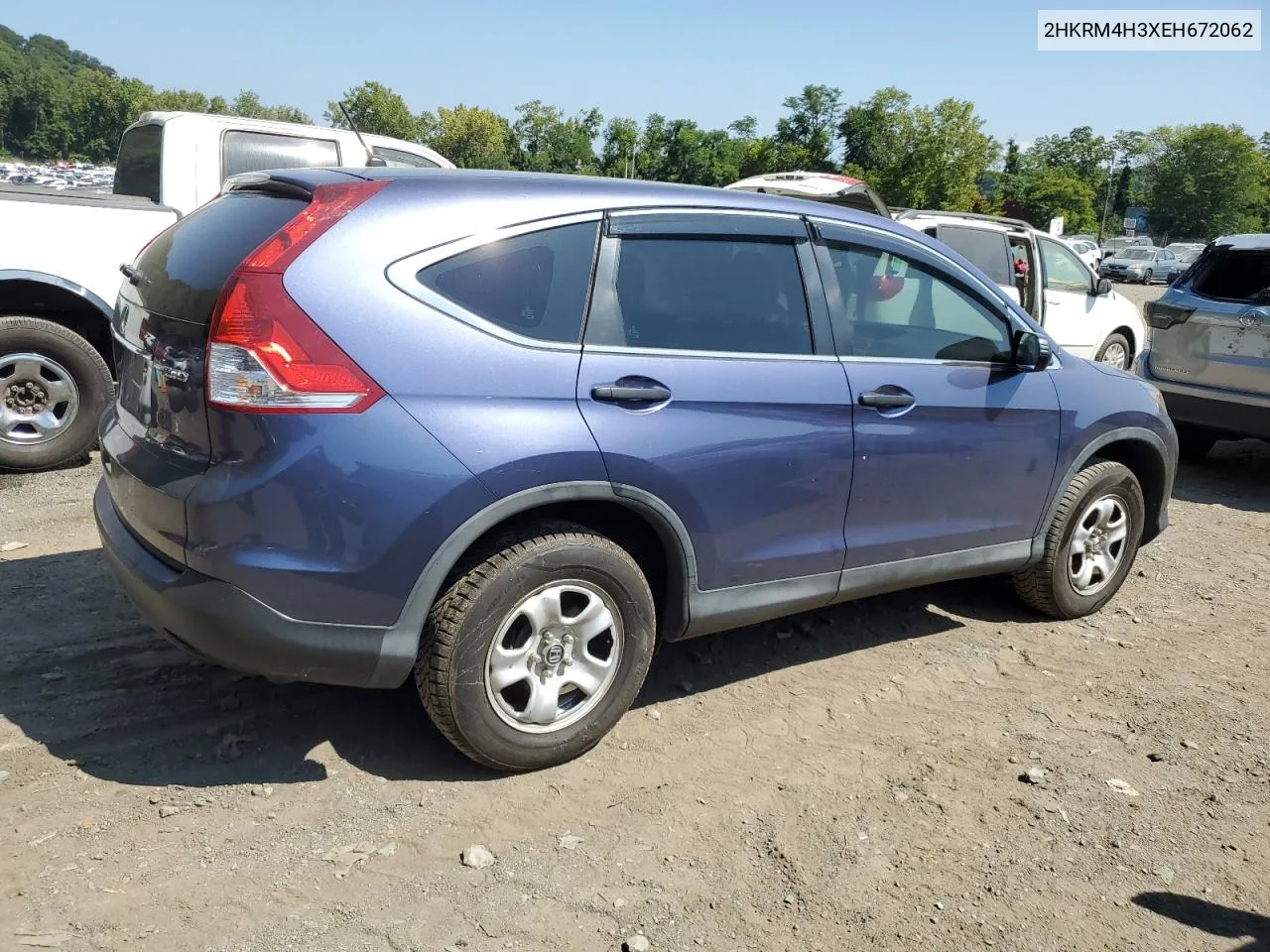 2014 Honda Cr-V Lx VIN: 2HKRM4H3XEH672062 Lot: 68825824