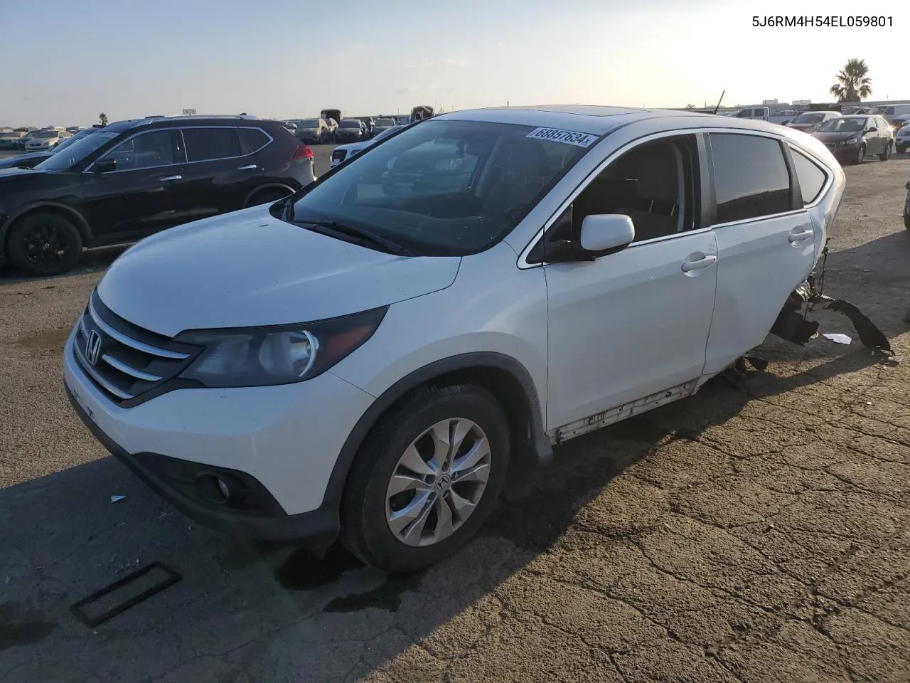 2014 Honda Cr-V Ex VIN: 5J6RM4H54EL059801 Lot: 68857634