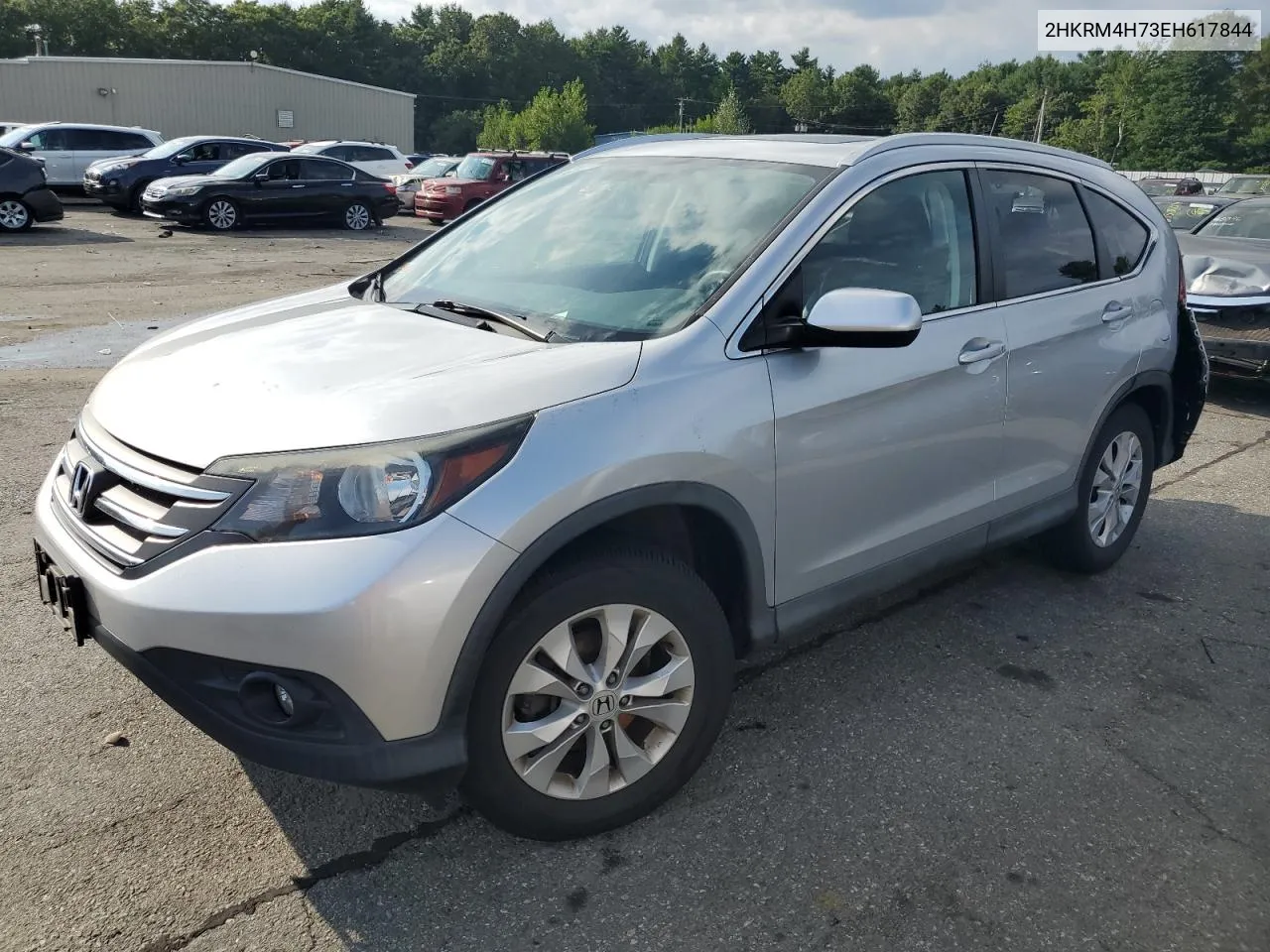 2HKRM4H73EH617844 2014 Honda Cr-V Exl