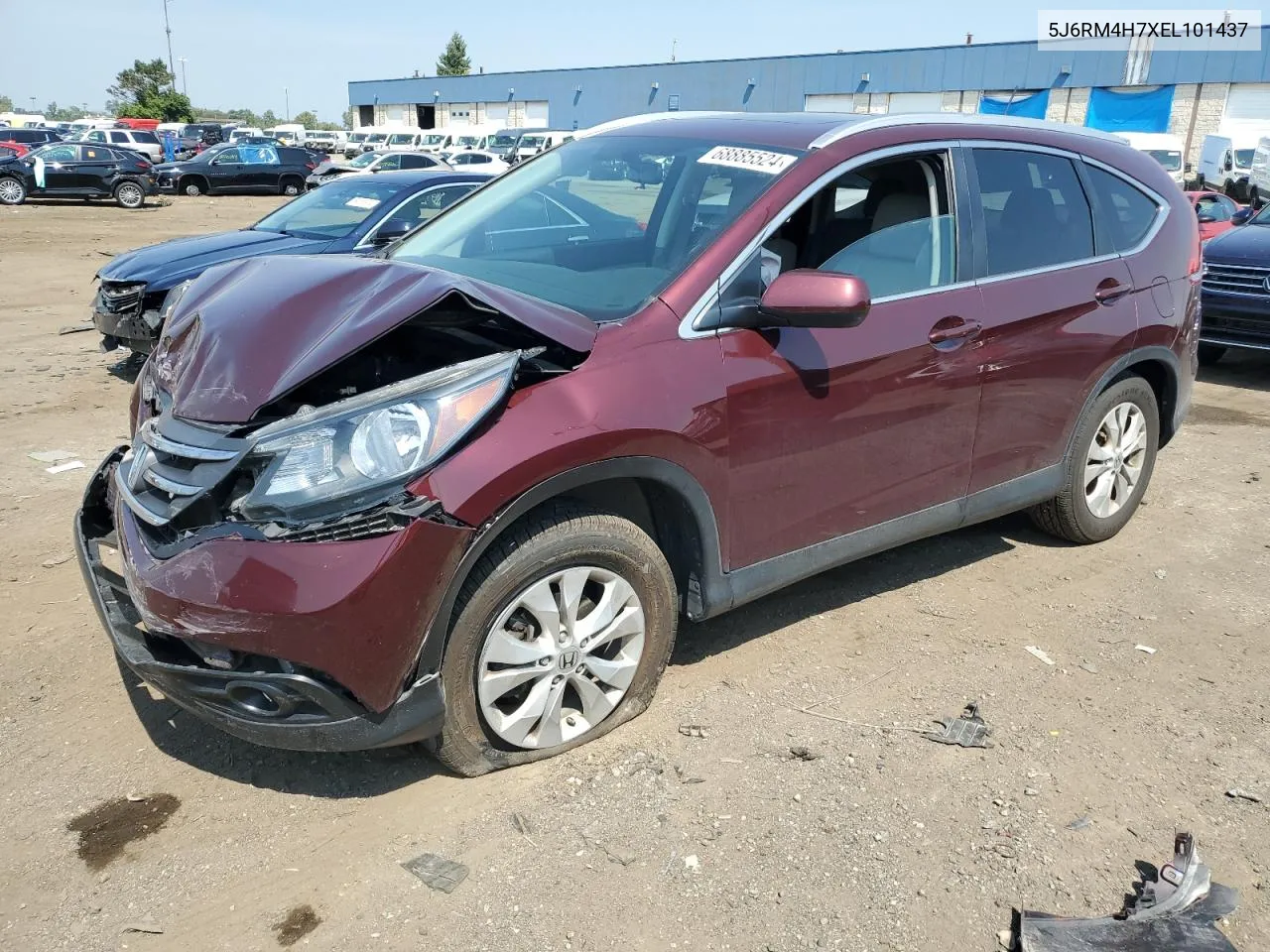 5J6RM4H7XEL101437 2014 Honda Cr-V Exl