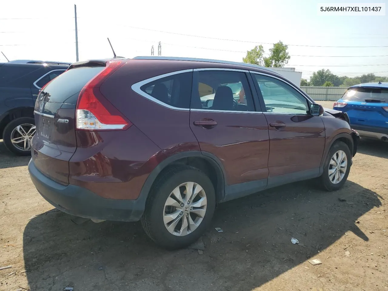 5J6RM4H7XEL101437 2014 Honda Cr-V Exl