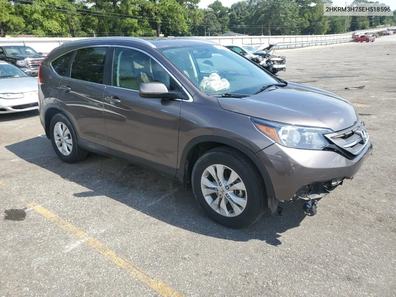 2014 Honda Cr-V Exl VIN: 2HKRM3H75EH518596 Lot: 68978594