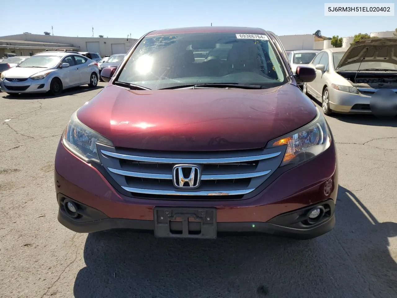 2014 Honda Cr-V Ex VIN: 5J6RM3H51EL020402 Lot: 69386764