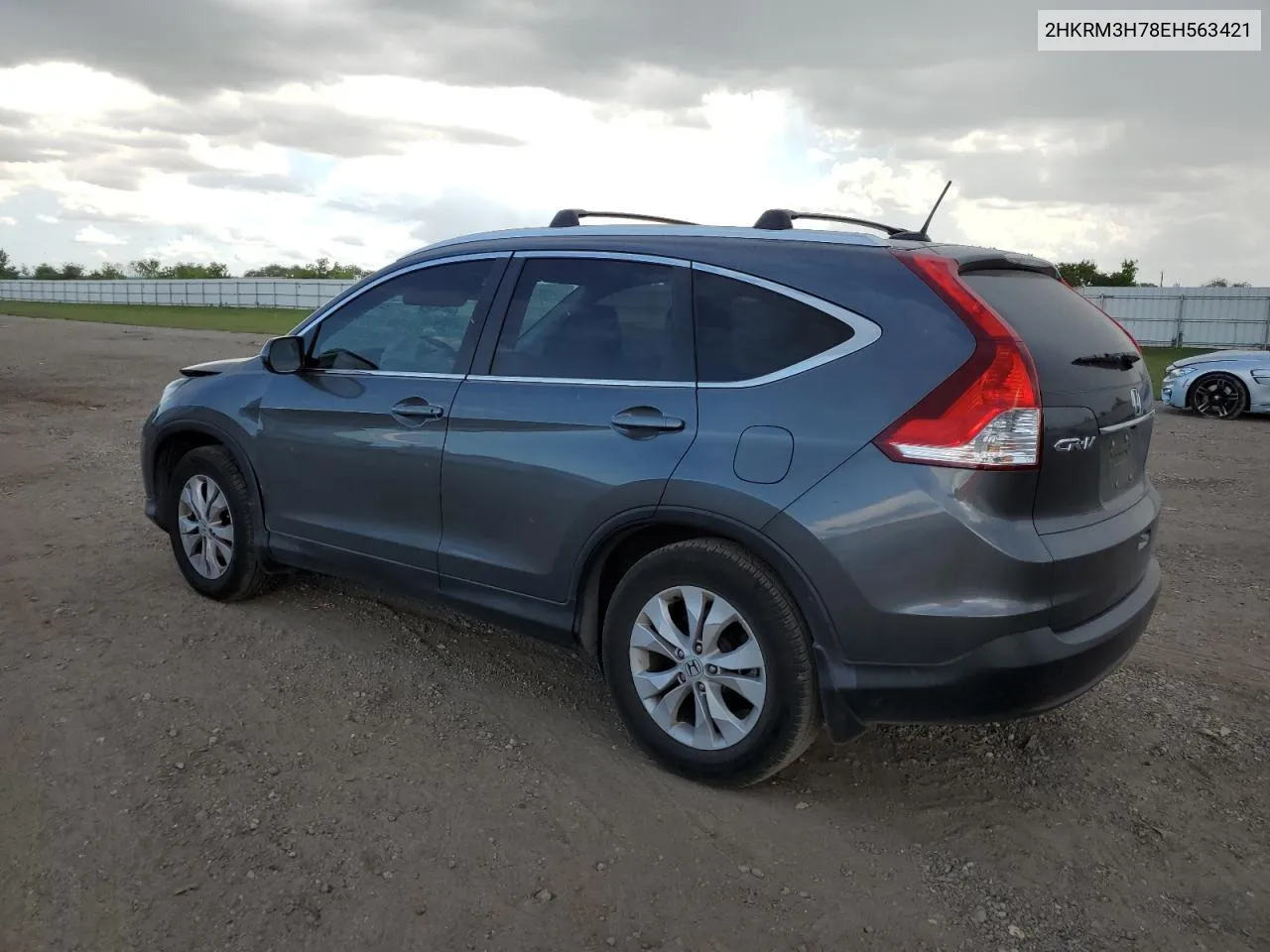 2HKRM3H78EH563421 2014 Honda Cr-V Exl