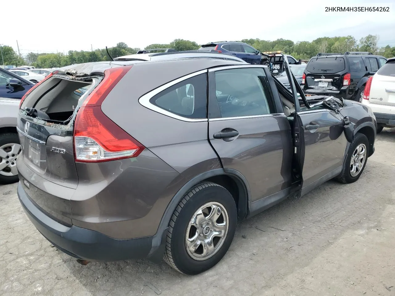 2HKRM4H35EH654262 2014 Honda Cr-V Lx