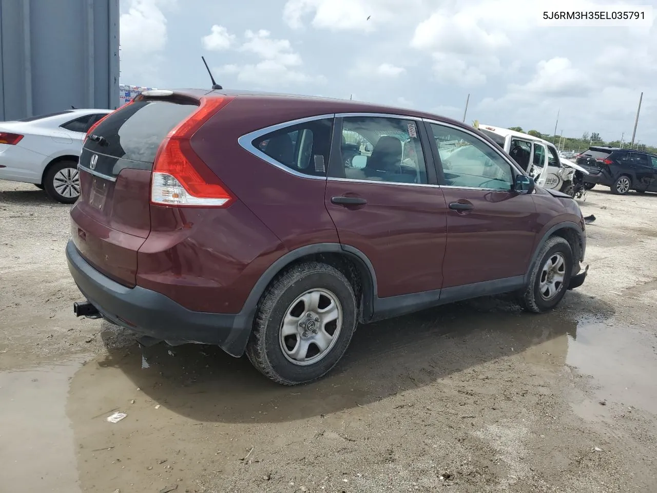 2014 Honda Cr-V Lx VIN: 5J6RM3H35EL035791 Lot: 70039774