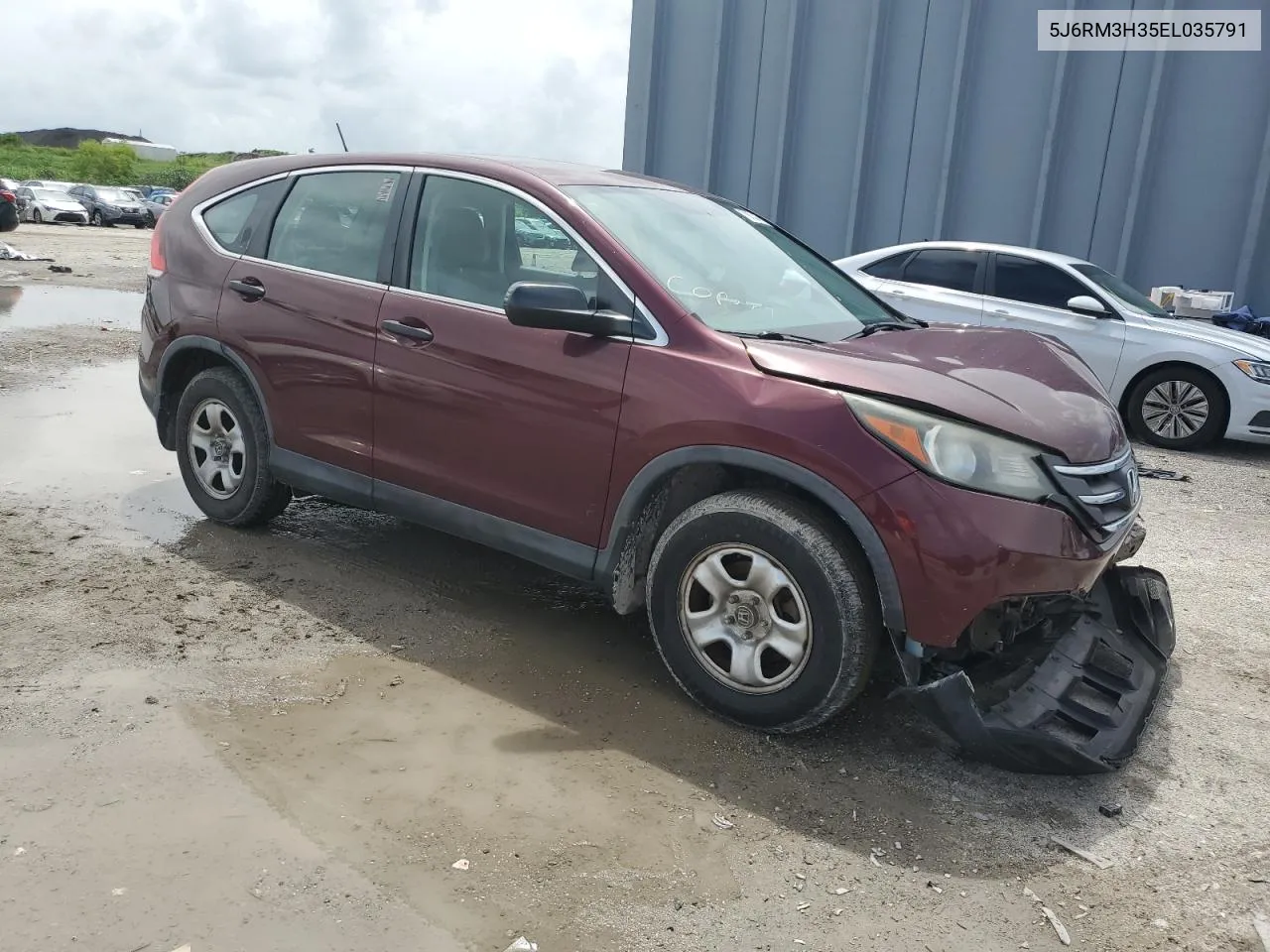 5J6RM3H35EL035791 2014 Honda Cr-V Lx